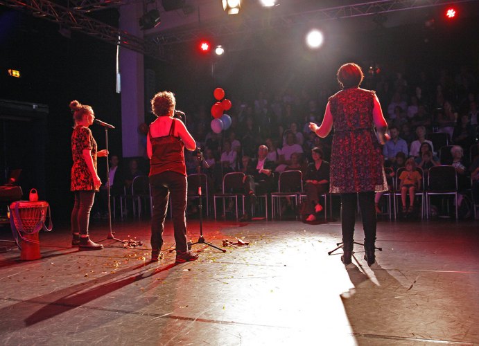 Søsta Trio auf der Bühne