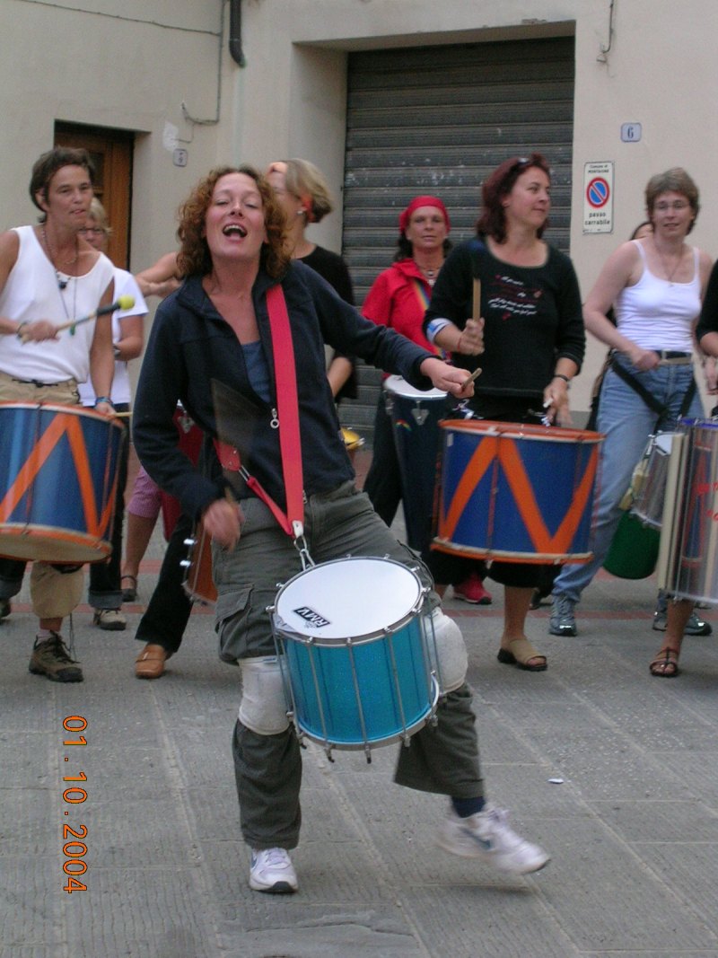 Gabi mit Repi - in der Toscana mit Anne Breick