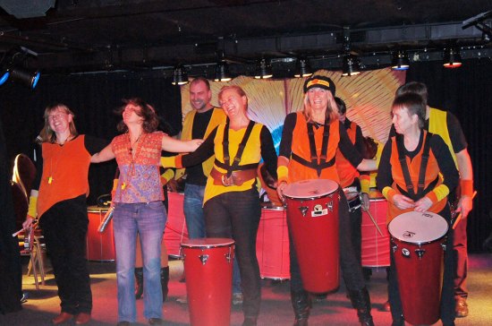 mit Gruppe Radau beim Werkstattfest